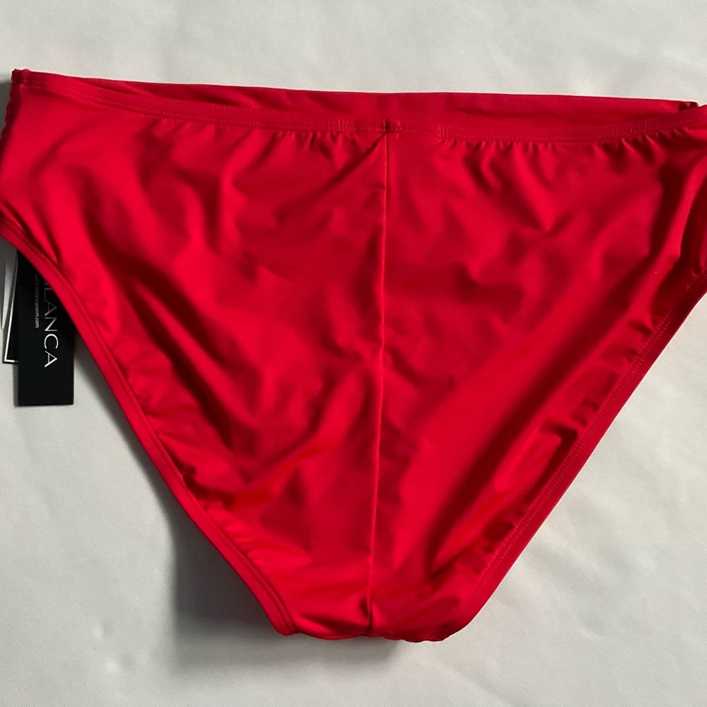 La Blanca‎ Red Women's One Piece Swimsuit Size 16 - Picture 2 of 8